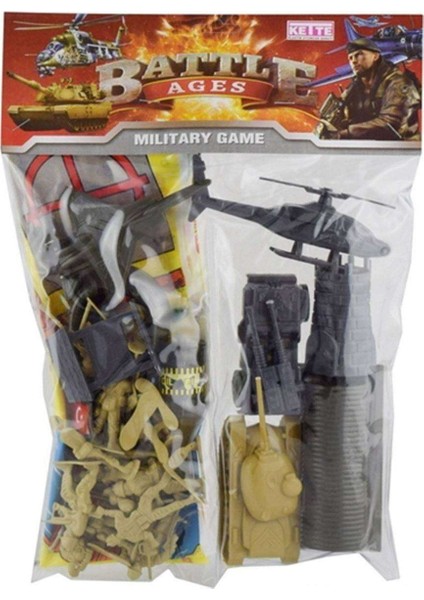 Kette Plastik Poşetli Minik Askerler Oyuncak Seti