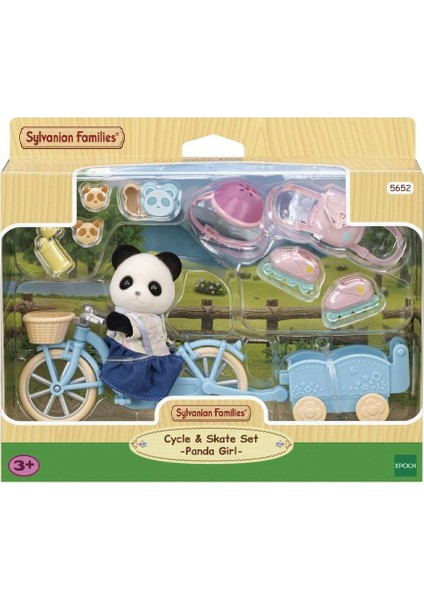 5652 Sylvanian Families Bisiklet ve Paten Set Panda +4 Yaş