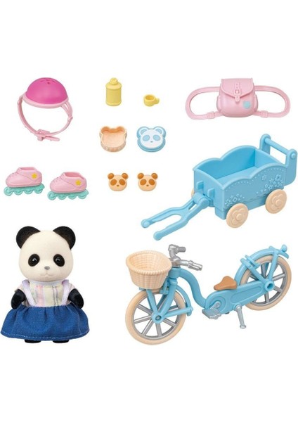 5652 Sylvanian Families Bisiklet ve Paten Set Panda +4 Yaş