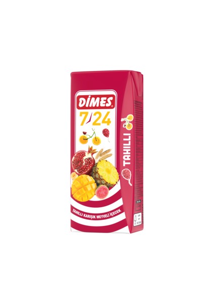 7/24 Tahıllı Karışık Meyve Suyu 200 ml   (  9  Adet  )