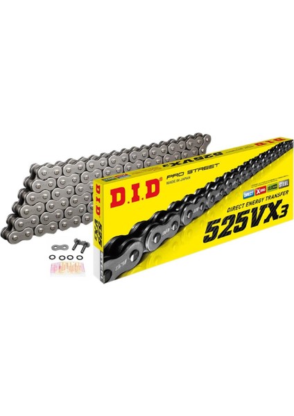 525-116VX3 2008-2018 Bmw F 800 Gs Uyumlu Zincir Vx3 Xring Çelik