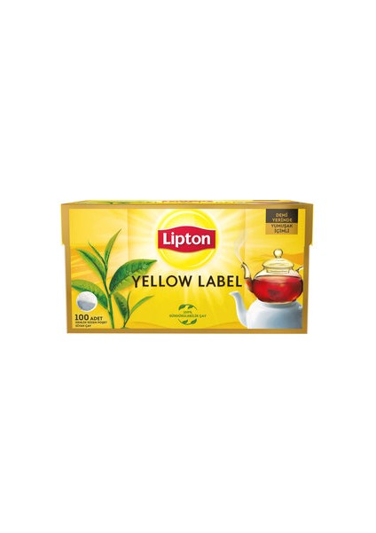 Demlik Poşet Çay Yellow Label 100'LÜ