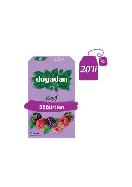 Böğürtlen Poşet Çayı 20'li
