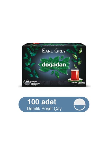 Earl Grey Demlik Poşet Çay 320 G 100'LÜ ( 9 Adet )