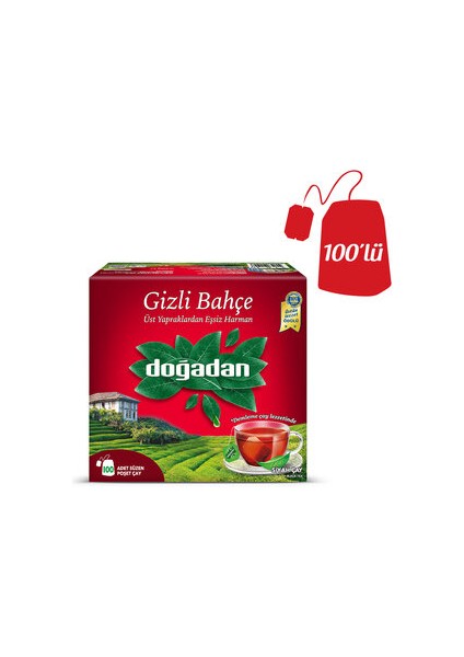 Gizli Bahçe Bardak Poşet Çay 100'LÜ ( 9 Adet )