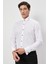 ALTINYILDIZ CLASSICS Erkek Beyaz Slim Fit Dar Kesim Ata Yaka Uzun Kollu Klasik Gömlek 4