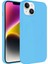 - Apple iPhone 14 Plus - Kılıf Magsafe Wireless Şarj Özellikli Pastel Renk Silikon Plas Kapak - Mavi Açık 1