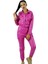 Deri Kargo Model Pantolon Pembe 1
