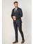 Abrantes TY12 Extra Slim Fit Yelekli 6 Drop Takım Elbise Desenli 2