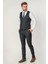Abrantes TY12 Extra Slim Fit Yelekli 6 Drop Takım Elbise Desenli 5