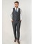 Águeda TY124 Slim Fit Yelekli 6 Drop Takım Elbise Desenli 4
