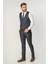 Águeda TY124 Slim Fit Yelekli 6 Drop Takım Elbise Desenli 5