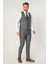 Caldas Da Rainha TY176 Slim Fit Yelekli 6 Drop Likralı Takım Elbise Desenli 3