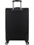 Ultra Lıght Körüklü Kumaş Kabin Boy Valiz Siyah 4