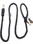 Köpek gezdirme tasması Büyük ve orta ırk kalın kancalı siyah örme halat:12mm uzunluk:120cm Tasma: ayarlamalı dog leash TB6-1 3