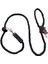 Köpek gezdirme tasması Büyük ve orta ırk kalın kancalı siyah örme halat:12mm uzunluk:120cm Tasma: ayarlamalı dog leash TB6-1 4