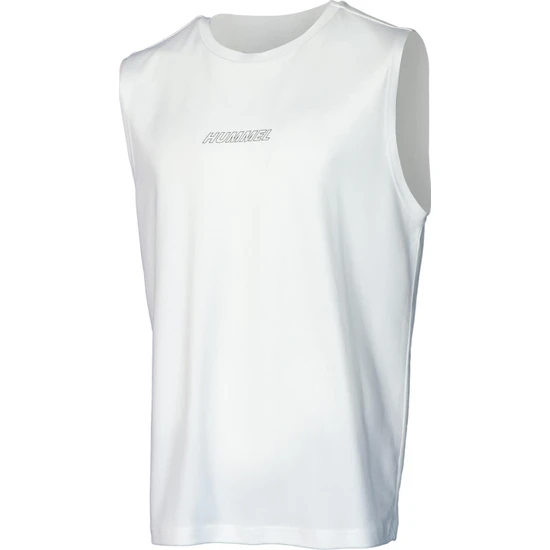 Hummel Erkek Kolsuz T-Shirt Beyaz 911685-9001 Hmlt-Te Flex Tanktop