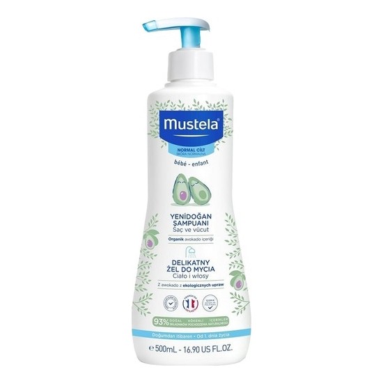 Mustela Dermo Cleansing Saç ve Vücut Şampuan 500 ml