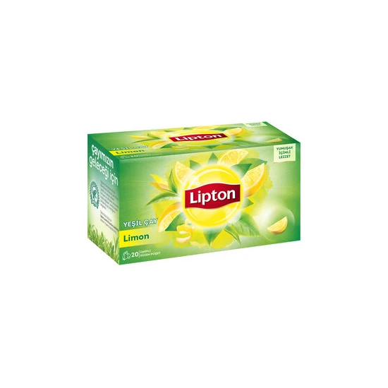 Lipton Limonlu Yeşil Çay Bardak Poşet 20'li