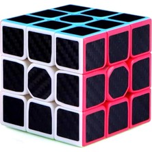 Kuzey Vip Kalite Fiber Karbon 3x3 Zeka Küpü 3x3 Sabır Küpü 3x3 Fiber Carbon Rubiks Cube Akıl Oyunları