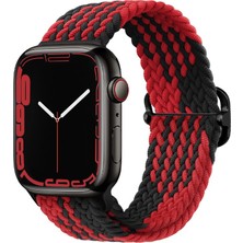 MobaxAksesuar Apple Watch 10 42mm - 38/40/41mm Kordon Örgü Tokalı Kordon 2/3/4/5/6/se/7/8/9