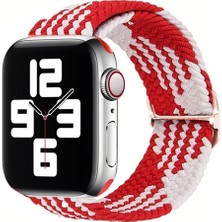 MobaxAksesuar Apple Watch 10 42mm - 38/40/41mm Kordon Örgü Tokalı Kordon 2/3/4/5/6/se/7/8/9