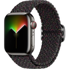 MobaxAksesuar Apple Watch 10 42mm - 38/40/41mm Kordon Örgü Tokalı Kordon 2/3/4/5/6/se/7/8/9