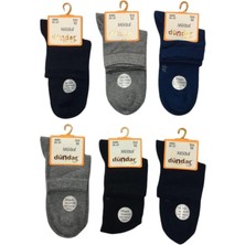 Dündar Erkek Çocuk Modal Plus Konç Patik Dikişsiz Çorap -6 Adet