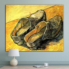 Morfil Sanat Atölyesi Incent Van Gogh A Pair Of Leather Clogs Kanvas Tablo