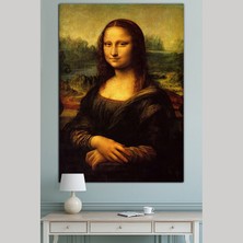 Morfil Sanat Atölyesi Mona Lisa Leonardo Da Vinci Kanvas Tablo