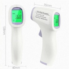 Infrared Thermometer Life Net Medikal Galena HTD8813 Dijital Uzaktan Temassız Ateş Ölçer JA-11C