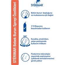 Sterimar Bebek Hipertonik Tıkalı Burun Spreyi 50 ml