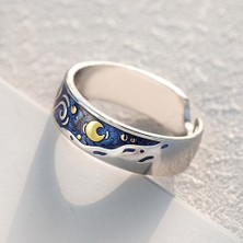 Corney Design Van Gogh Erkek Yüzük 925 Ayar Gümüş