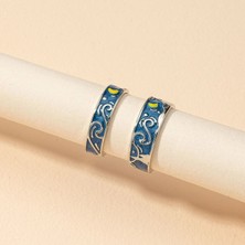 Corney Design Van Gogh Erkek Yüzük 925 Ayar Gümüş