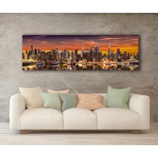 Bestablo Panoramik Newyork City Kanvas Tablo
