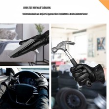 Sell Well Hakiki Kuzu Derisi Erkek Eldiven - Siyah(Yurt Dışından)