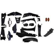 Motosvn Ramzey C100 Lifan 100 Kaporta Seti 18 Parça Siyah