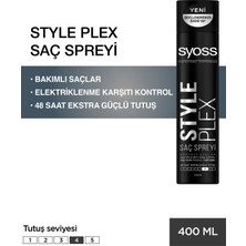 Syoss Style Plex Ultra Güçlü Saç Spreyi 400 ml