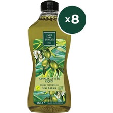 Eyüp Sabri Tuncer Ayvalık Zeytin Çiçeği Doğal Zeytinyağlı Sıvı Sabun 1,5 Lt x 8 Adet