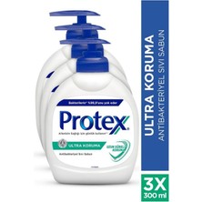 Protex Ultra Uzun Süreli Koruma Antibakteriyel Sıvı Sabun 3 x 300 ml