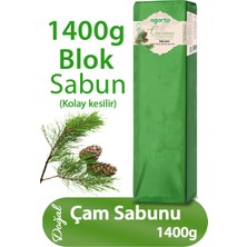 Agarta Doğal El Yapımı Çam Sabunu Blok 1400 gr
