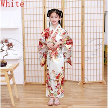 Janae Japon Tarzı Kız Geleneksel Ao Dai Yukata Kimono (Yurt Dışından)