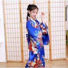 Janae Japon Tarzı Kız Geleneksel Ao Dai Yukata Kimono (Yurt Dışından)