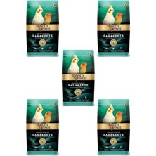 Gold Wings Premium Paket, Sultan ve Cennet Papagani Yemi 1 kg x 5 Adet