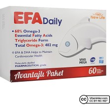New Life Efa Daily 60 Kapsül