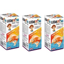 Deniz Pharma Denizpharma Ledapharma Ledafish Balık Yağı 150 ml Portakal Aromalı - 3