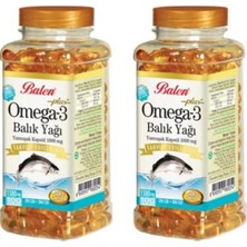 Balen 2 Kutu Plus Omega 3 Balık Yağı Omega 3 Fish Oil 100 Kapsül x 1380 Mg x 2