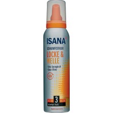 Isana Kıvırcık Ve Dalgalı Saçlara Uygun Saç Köpüğü 150 Ml