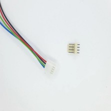 Sanec 2,54MM 4 Pin 2510 Kablolu Dişi Konnektör + 180D Erkek Pcb Tipi 10CM - 0,50MM