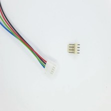 Sanec 2,54MM 4 Pin 2510 Kablolu Dişi Konnektör + 180D Erkek Pcb Tipi 20CM - 0,25MM